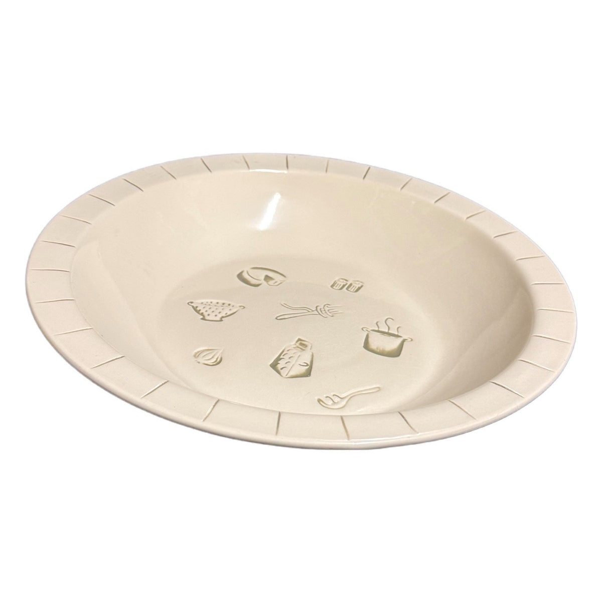 Pottery Barn PASTA PREP 1-Serving Bowl 4-Icon Bowls Ceramic Dishes