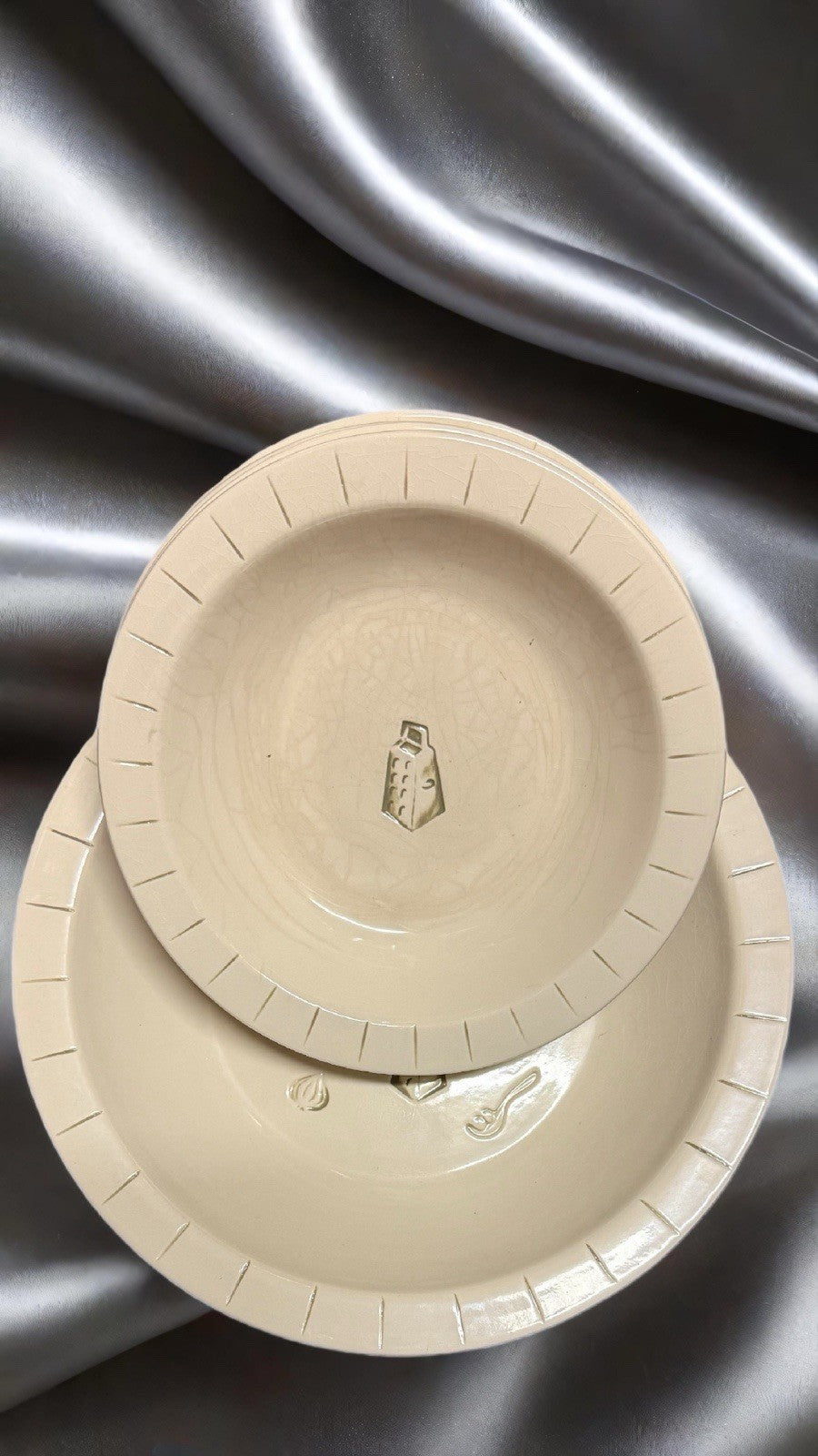 Pottery Barn PASTA PREP 1-Serving Bowl 4-Icon Bowls Ceramic Dishes