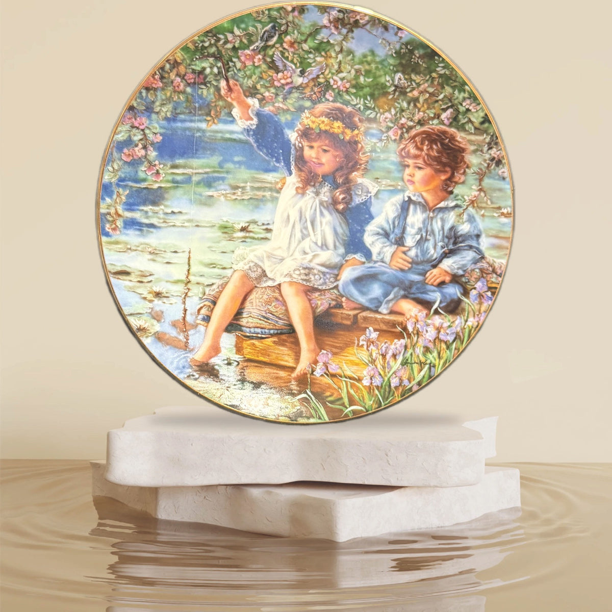 SANDRA KURK Plate PATIENCE Reco Collector Plate Number 928 Reco 1991