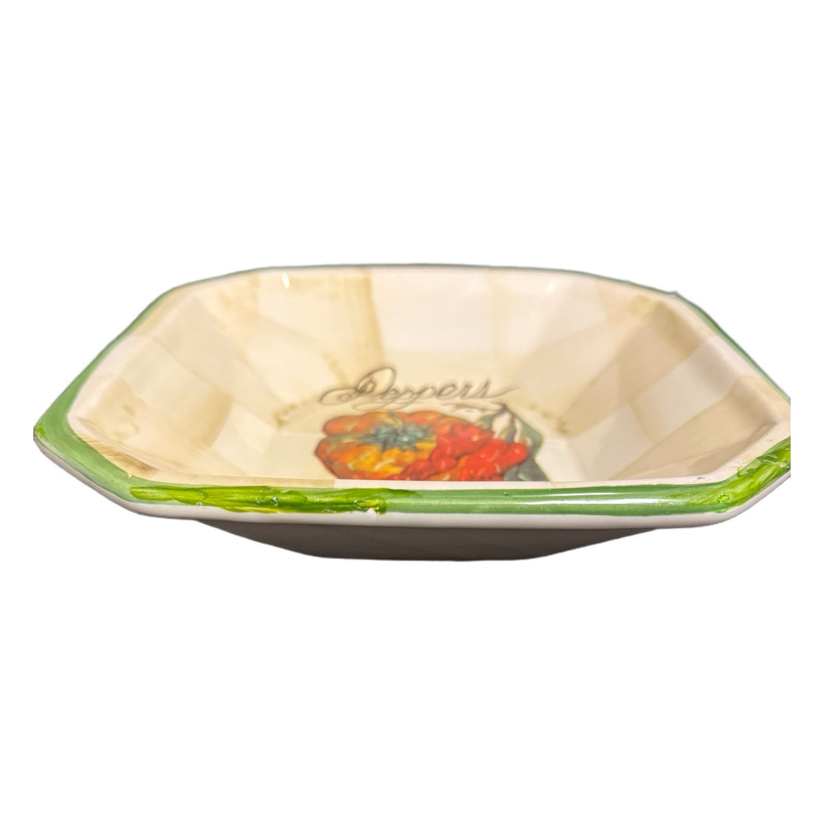 Italy Ceramica DUE TORRI 3-Pasta Bowls Garantito Per Alimenti Deep Salad Plates